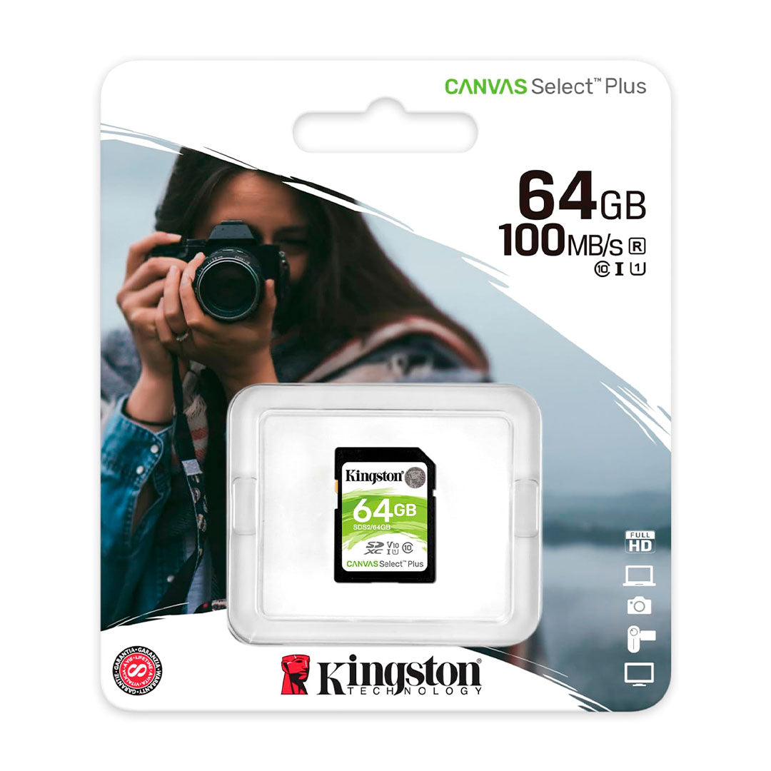 KINGSTON SDS2/64GB Memoria SD 64GB Select Plus C10