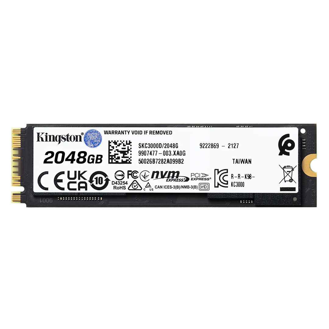 KINGSTON SKC3000D/2048G SSD Disco Sólido 2048GB NVMe M.2 PCIe