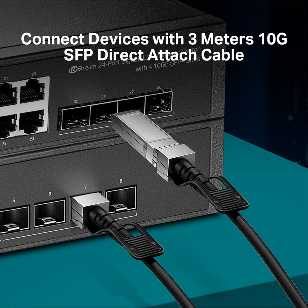TP-LINK SM5220-3M Cable Conexión Directa Omada SFP 10G 3mts