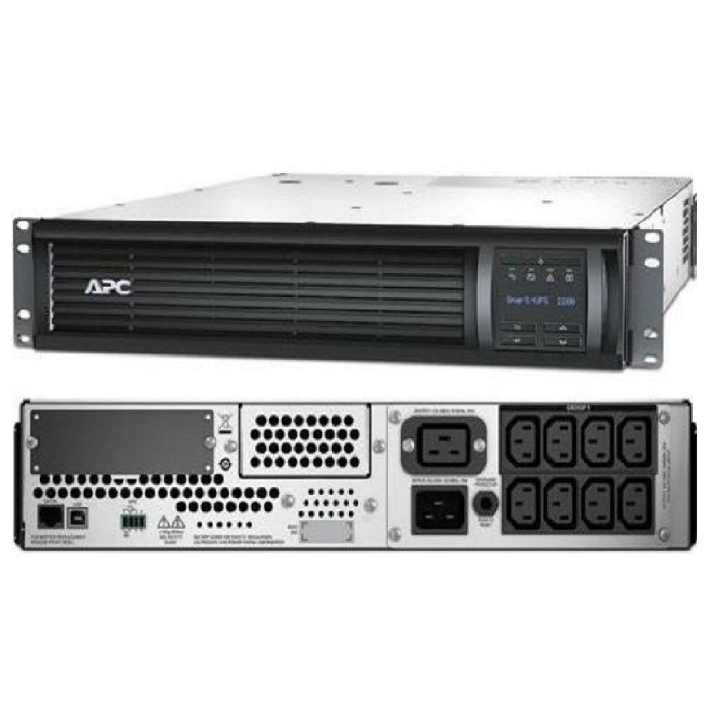 APC SMT2200RMI2UC UPS Online 2.2kva 1.98kw 2ru 8 Tomas Montaje Bastidor Pantalla LCD