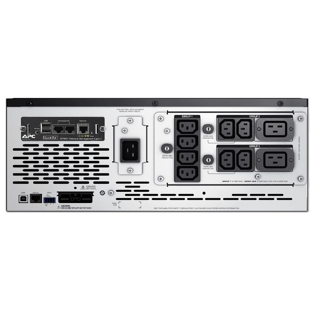 APC SMX3000HVNC UPS línea interactiva 3kva 2700w 10 salidas LCD torre
