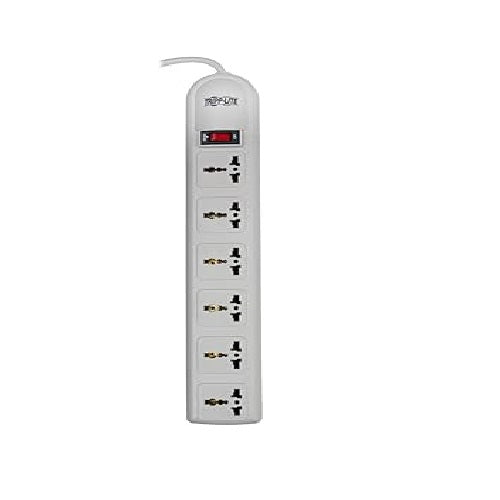 TRIPP-LITE SUPER6OMNID Protector, contra, sobretensiones, 6 tomacorrientes, universales, de 230V