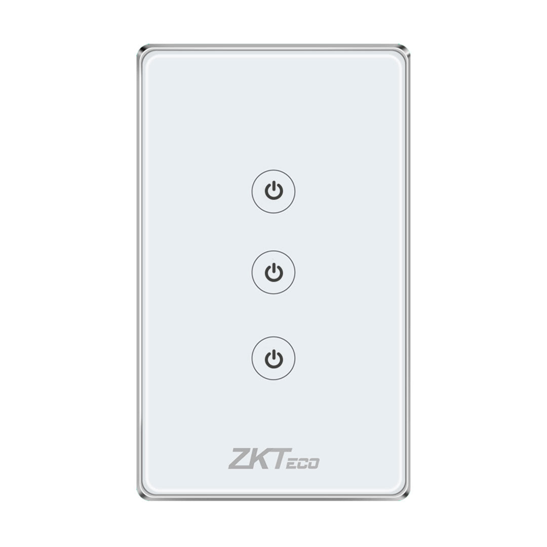 ZKTECO SW13-US Interruptor de Luz Inteligente WIFI 3 Tomas