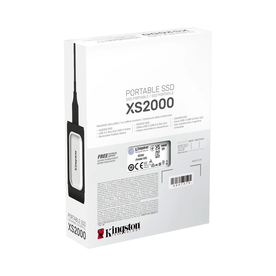 KINGSTON SXS2000/500G SSD Disco Sólido Externo 500GB USB-C