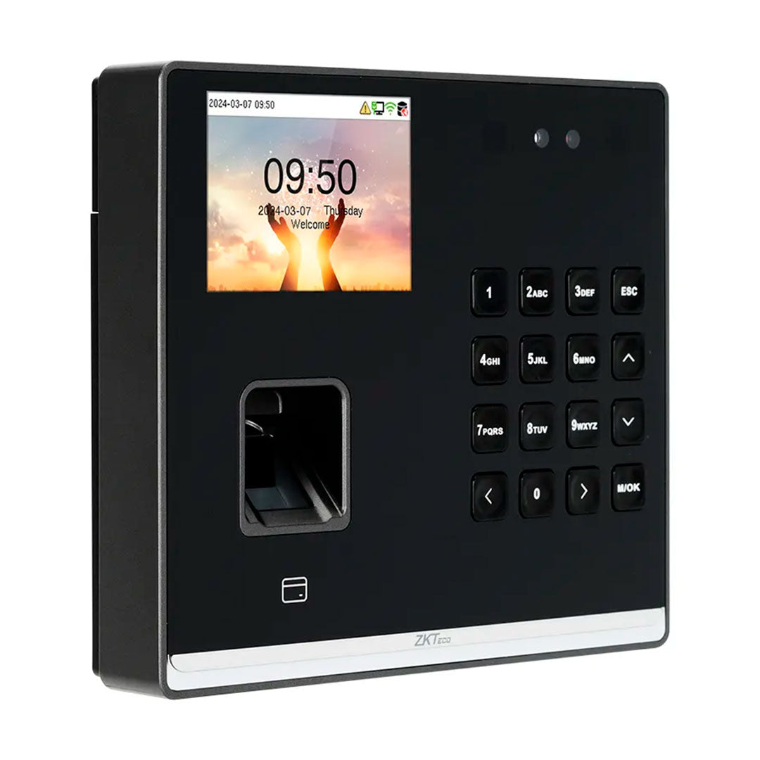 ZKTECO SENSEFACE M2F-LR WIFI Control Biometrico de Acceso y Asistencia Huella Rostro Tarjeta y contraseña, Batería