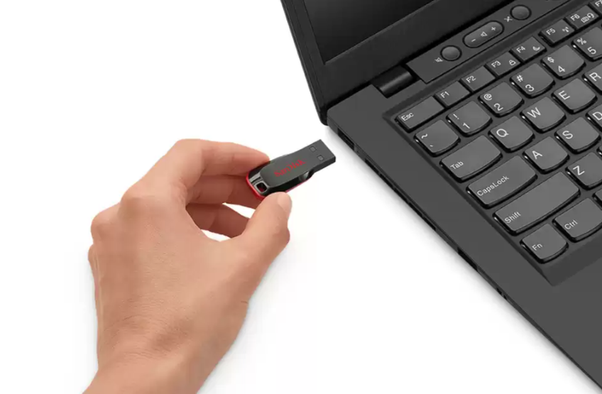 SANDISK Cruzer Blade 8GB Memoria USB Negro y Rojo SDCZ50-008G-B35