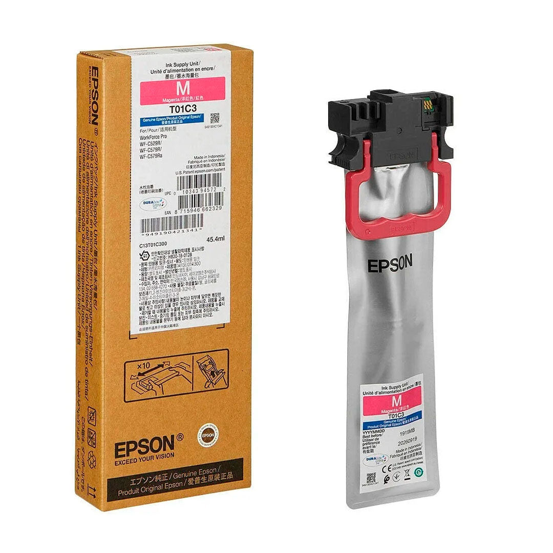 EPSON T01C300 Tinta  Magenta WorkForce Pro WF-C529R / C579R, 5000 páginas