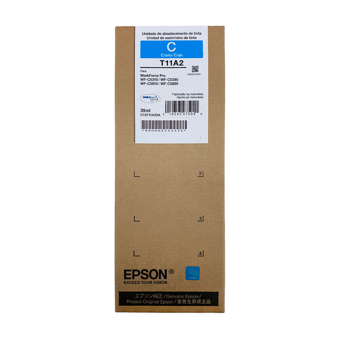 EPSON T11A220-AL Bolsa de Tinta Cyan para WorkForce