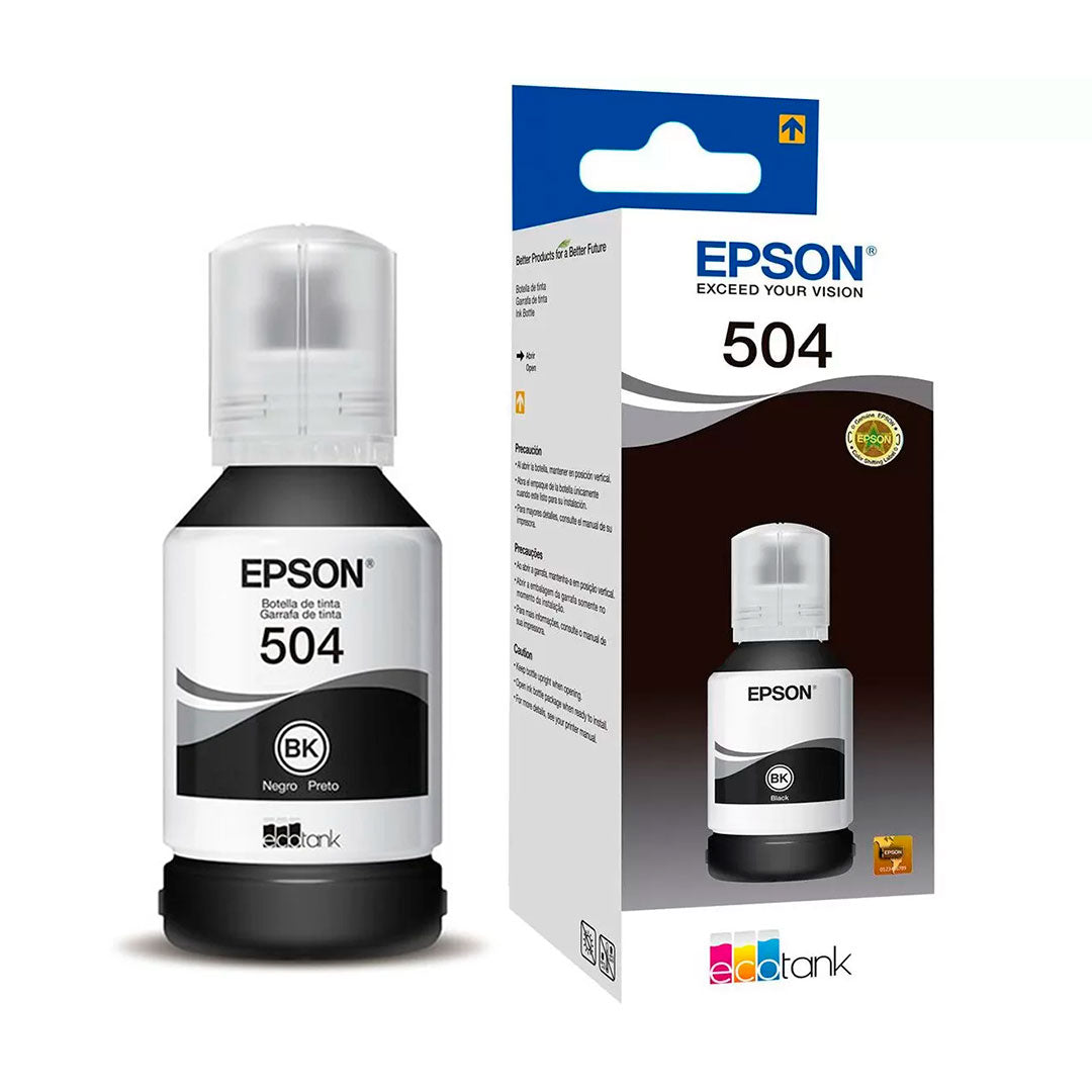 EPSON T504120-AL Botella de Tinta Negra