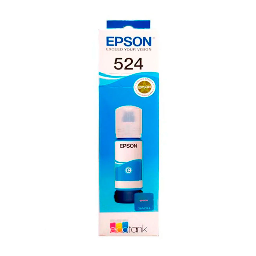 EPSON T524220-AL Botella de Tinta 524 Cian 127ml