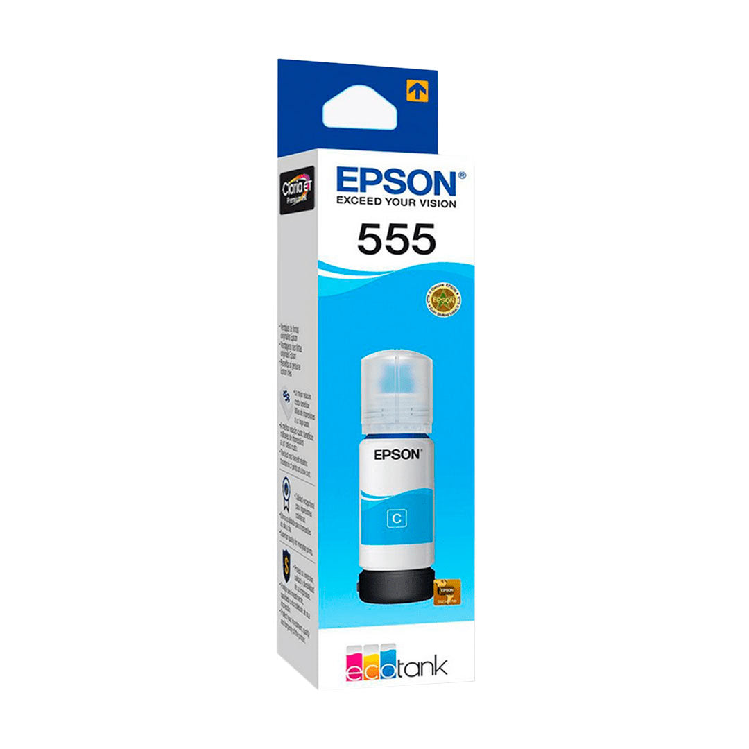 EPSON T555220-AL Botella de Tinta Cian