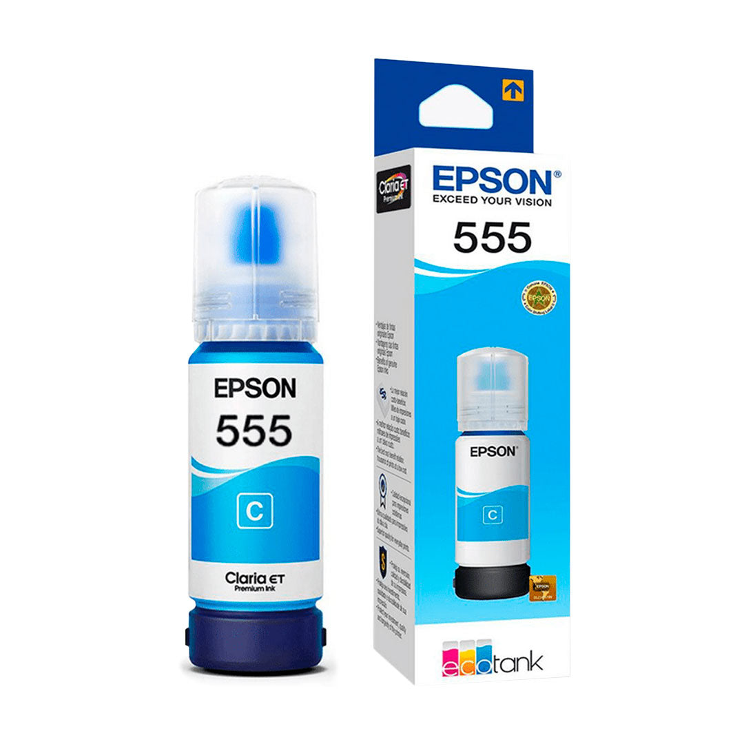 EPSON T555220-AL Botella de Tinta Cian