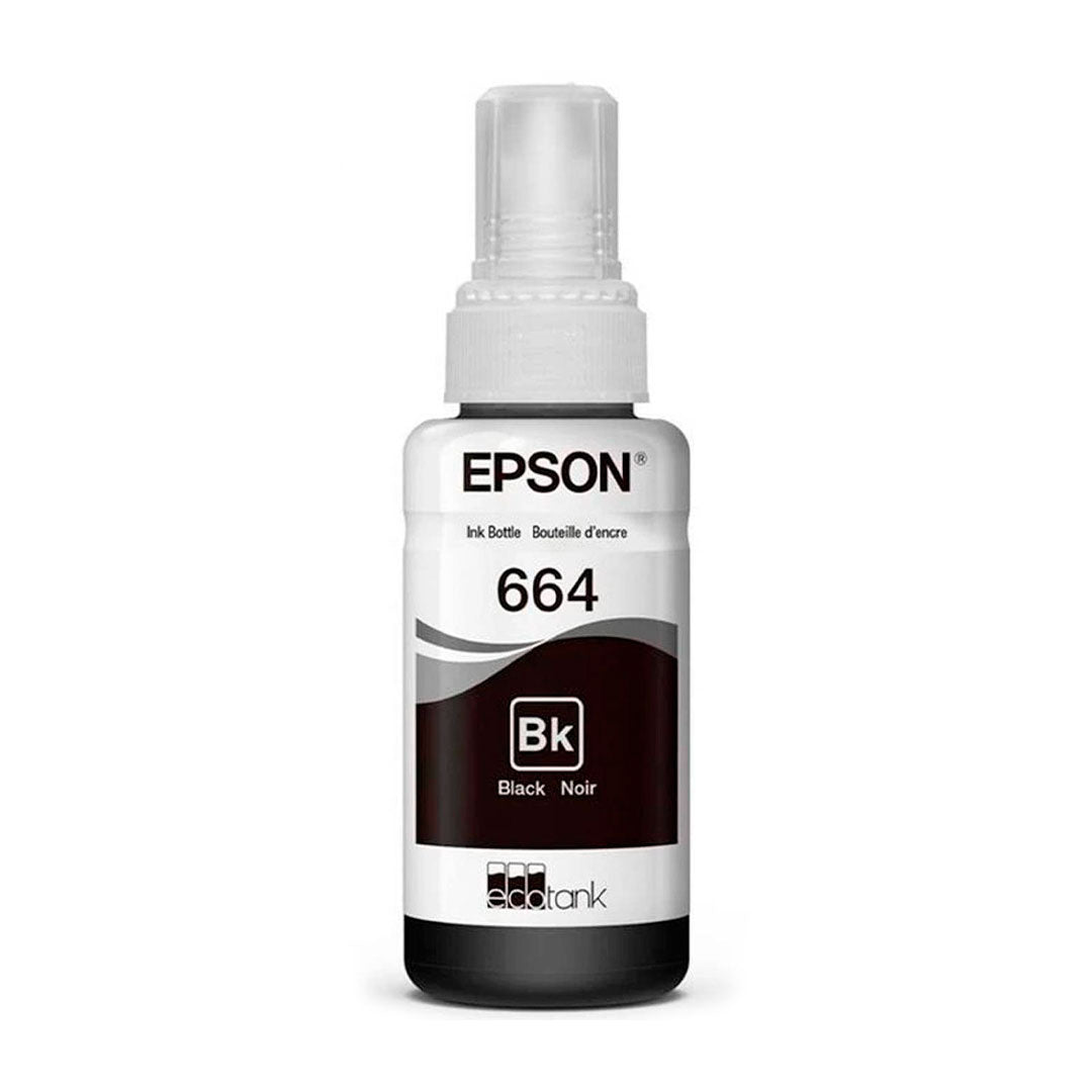 EPSON T664120-AL Botella de Tinta Negra 70ML