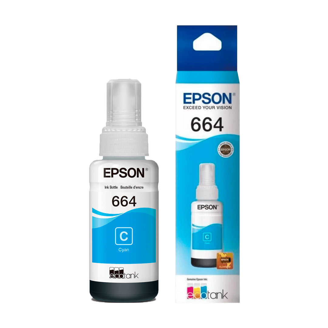 EPSON T664220-AL Botella de Tinta Cian 70 ML