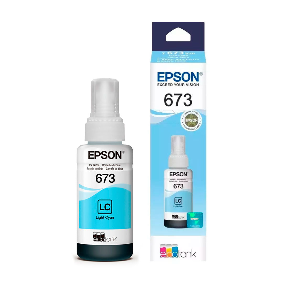 EPSON T673520-AL Botella de Tinta Cian Claro 70ML