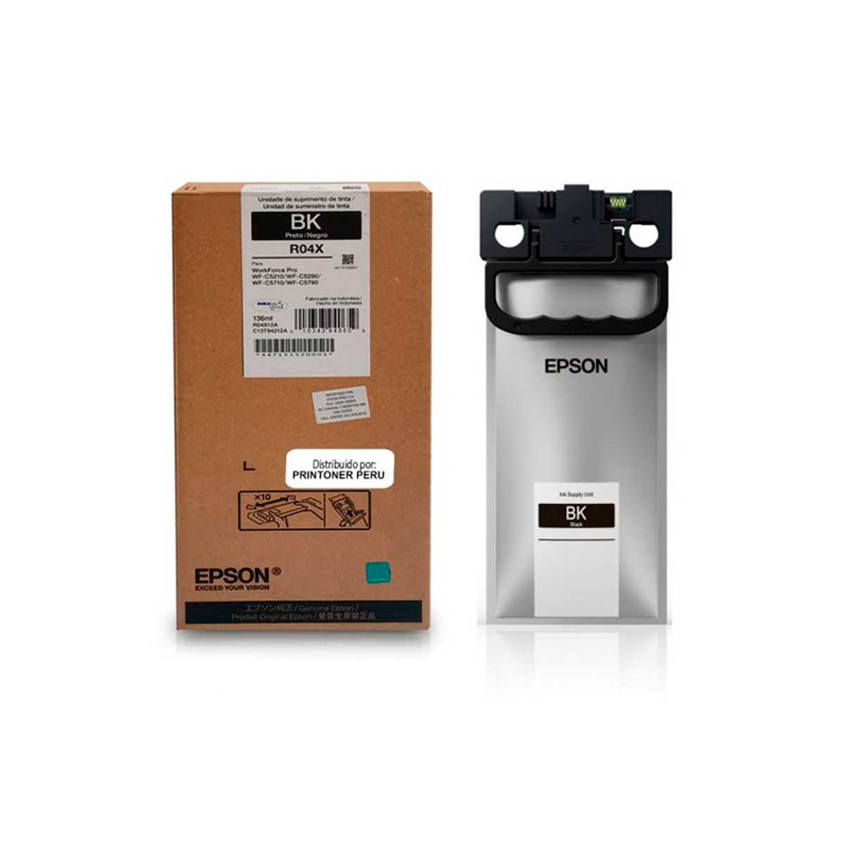 EPSON T961120-AL - Bolsa de tinta Negra T961 XL Alta capacidad