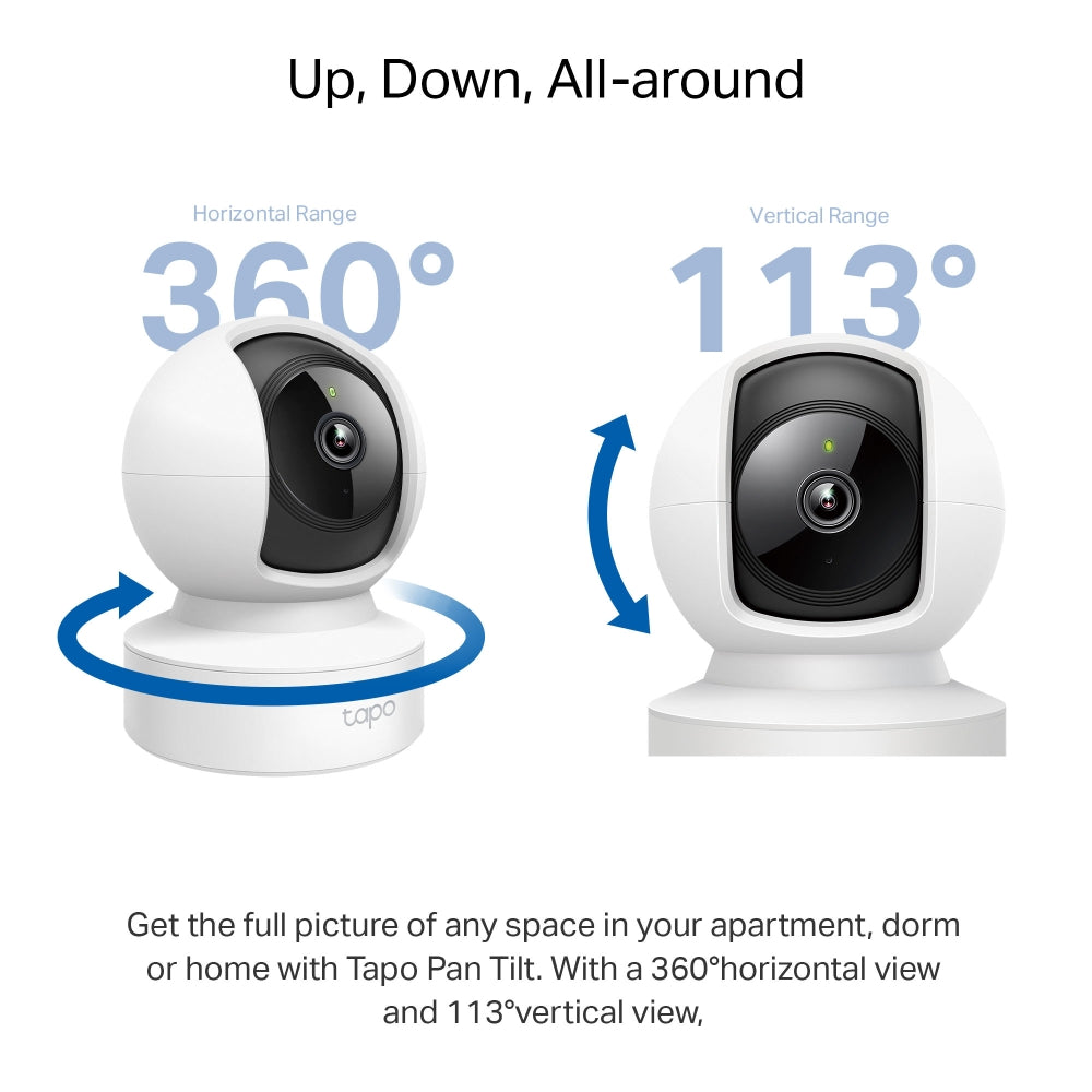 TP-LINK TAPO C212 Cámara de seguridad WIFI 3MP 360º PT