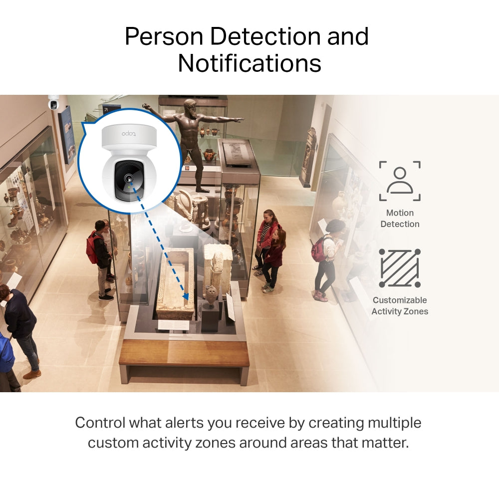 TP-LINK TAPO C212 Cámara de seguridad WIFI 3MP 360º PT
