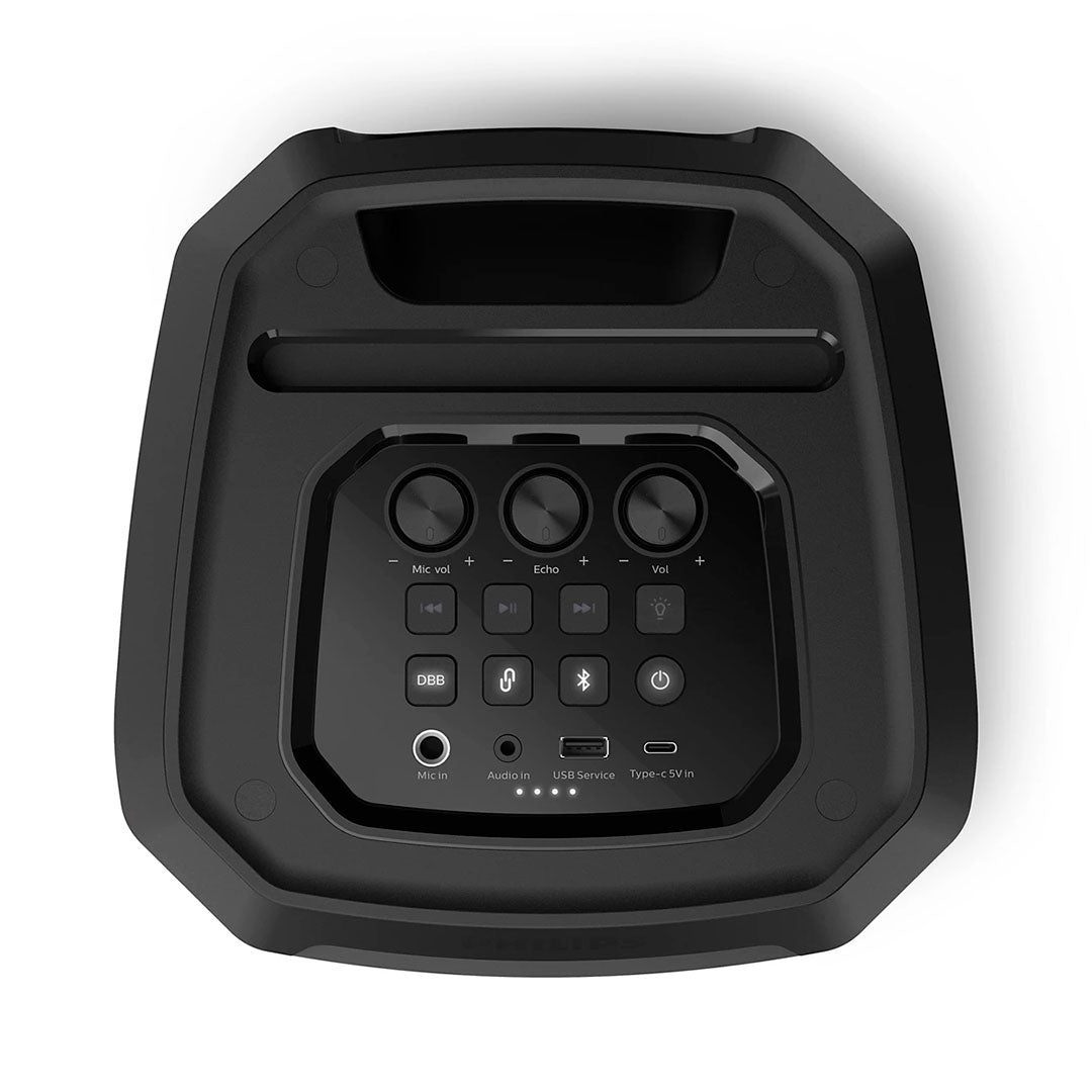 PHILIPS TAX2208 Parlante inalámbrico de 30W estéreo, RGB, Bluetooth