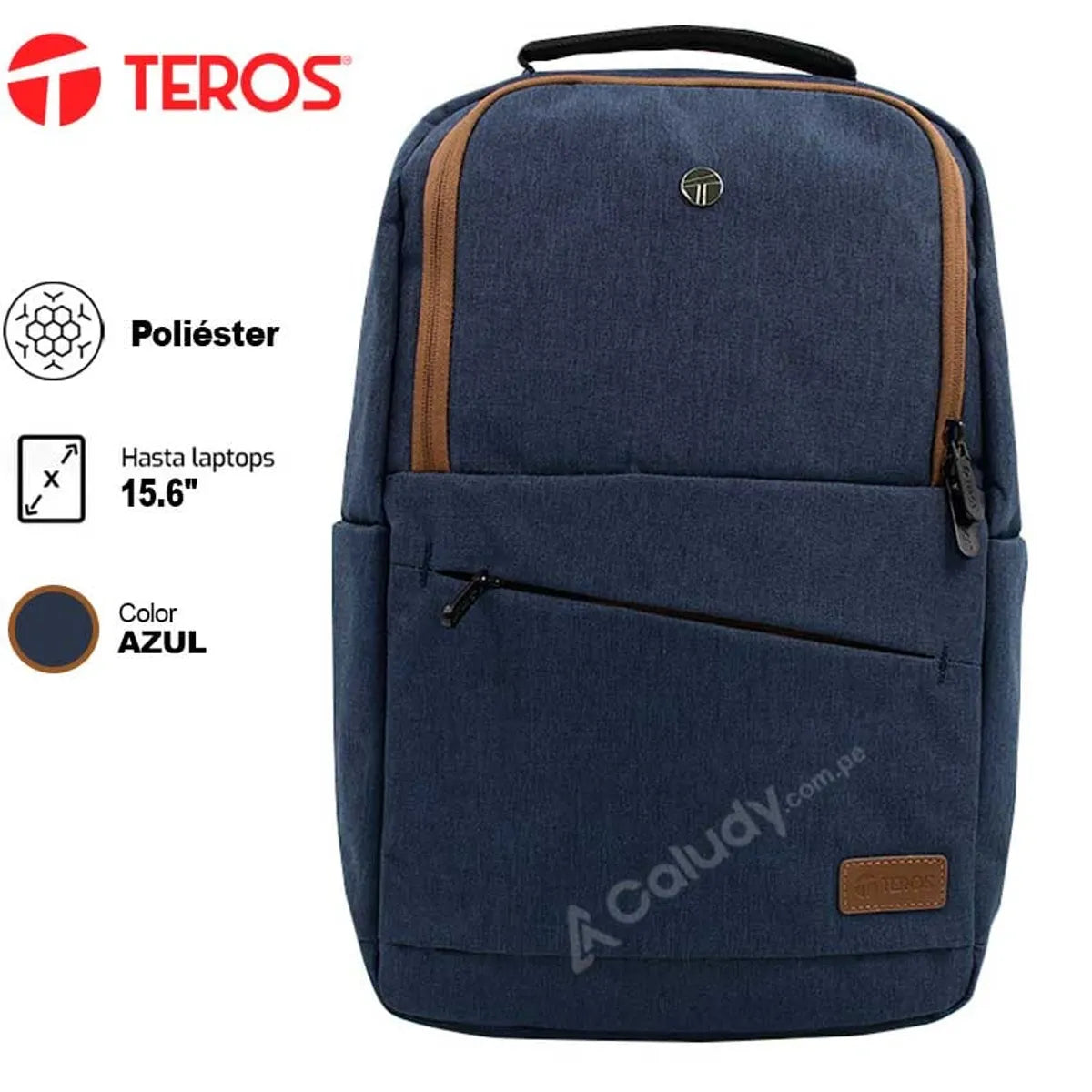 TEROS TE-ACS9022 Mochila para notebook hasta 15.6" Poliéster azul