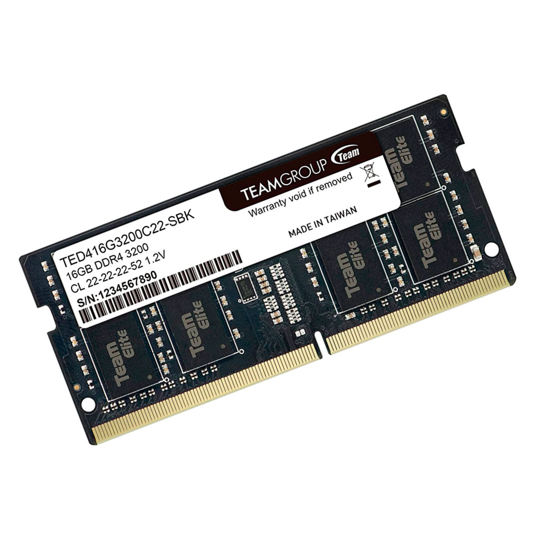 TEAMGROUP ELITE Memoria RAM SODIMM 16GB DDR4 3200MHz CL22