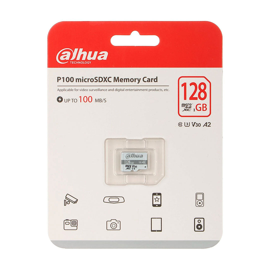 DAHUA TF-P100/128GB Tarjeta de Memoria microSD 128GB P100
