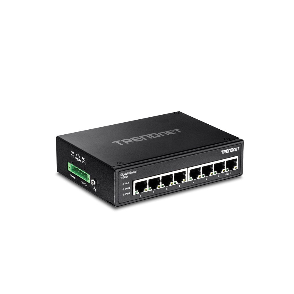 TRENDNET TI-G80 Switch industrial  8 puertos Gigabit