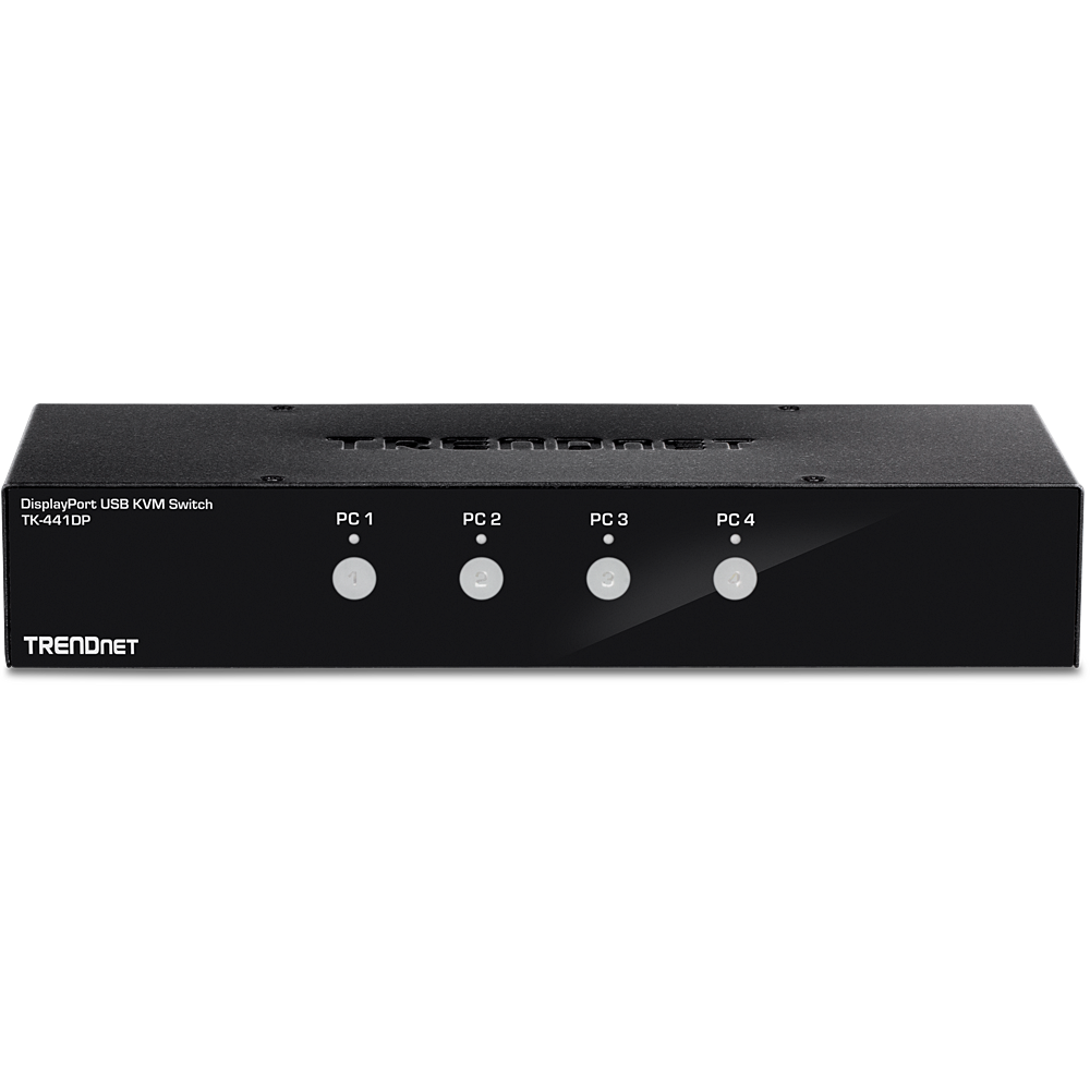 TRENDNET TK-441DP -  Conmutador KVM DisplayPort de 4 puertos