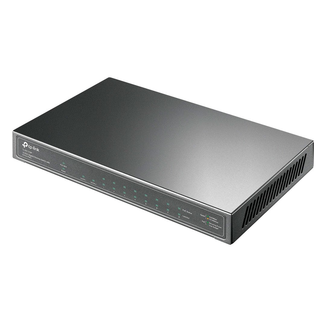 TP-LINK SG1210P Switch 10 Puertos Gigabit 8P PoE+