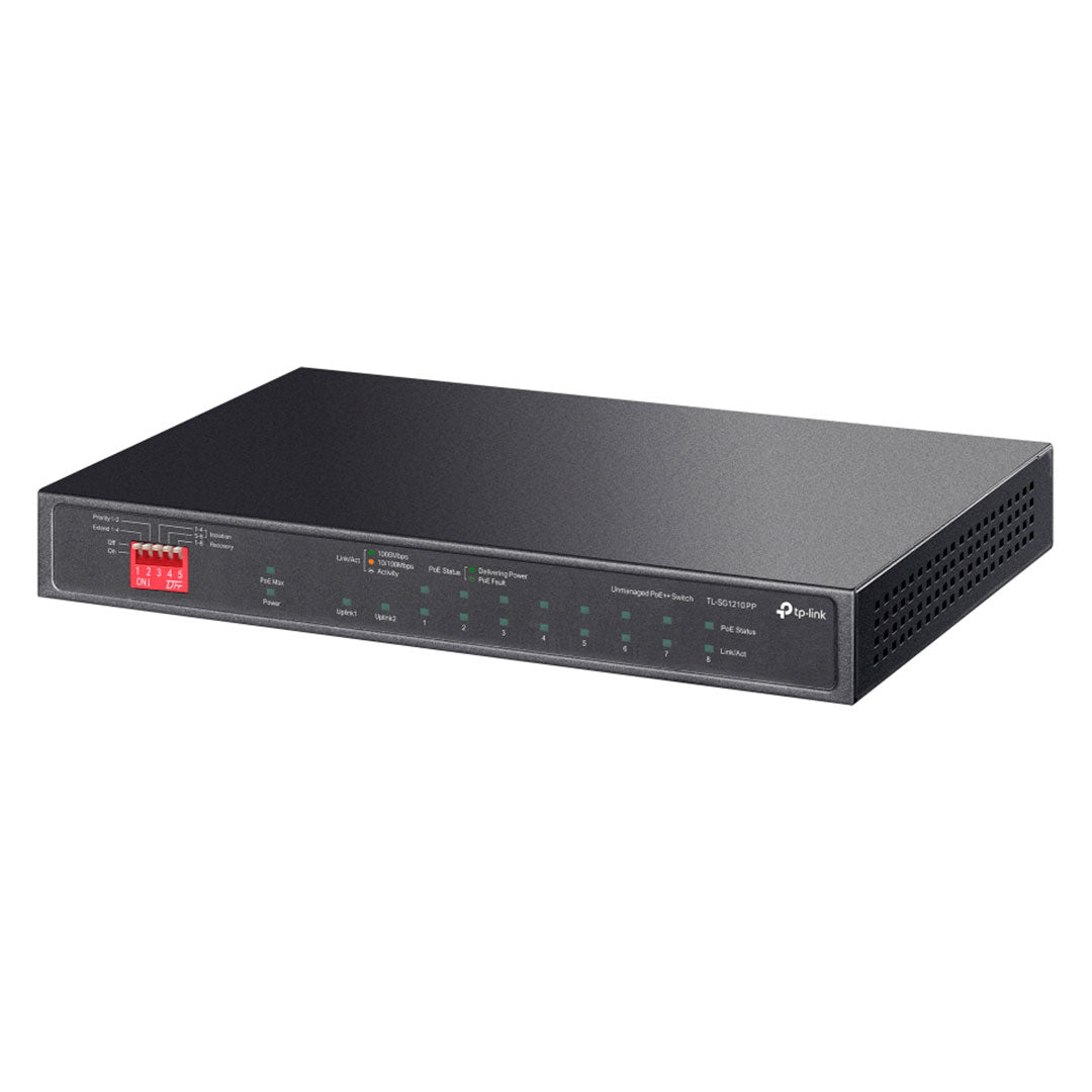 TP-LINK SG1210PP Switch 10 Puertos Gigabit con 8P PoE