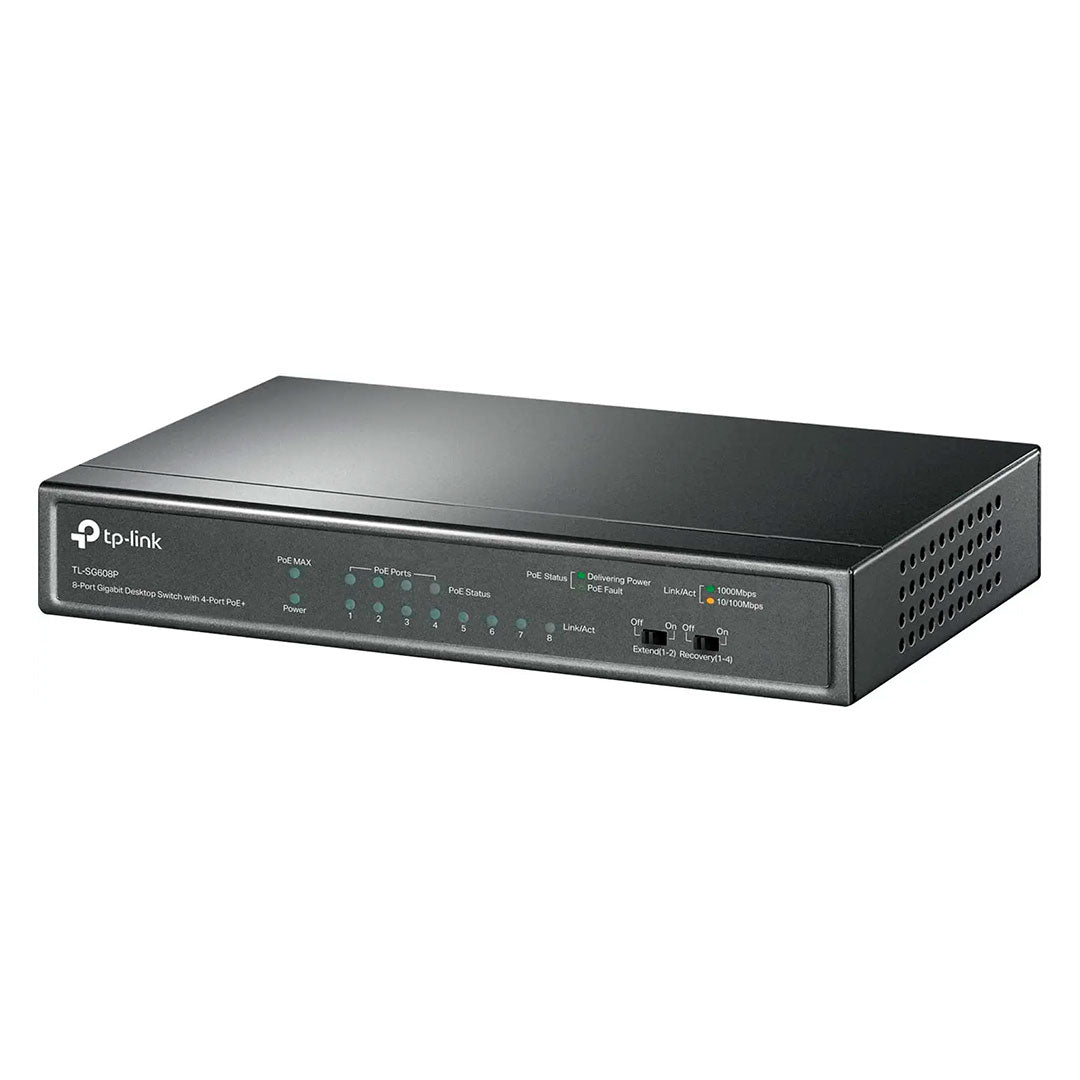 TP-LINK TL-SG608P Switch de Escritorio 8 Puertos RJ45 Gigabit
