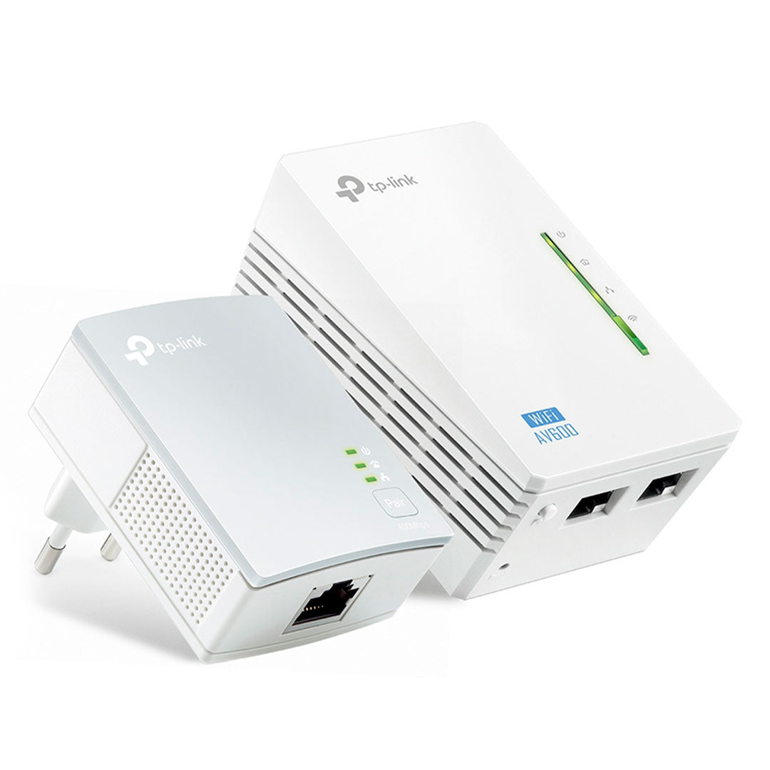 TP-LINK WPA4220-KIT Kit PLC Powerline Extensor de Señal WIFI AV6000