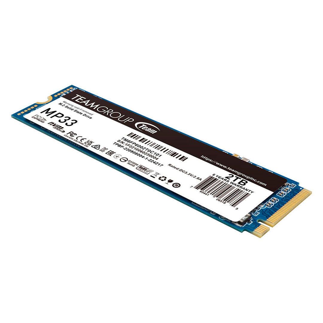 TEAMGROUP MP33 SSD Disco Sólido 2TB NVMe M.2