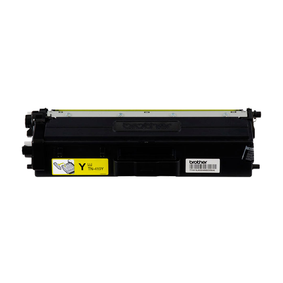 BROTHER TN419Y Tóner Brother Amarillo para L8360CDW y otras. Rendimiento 9,000 páginas