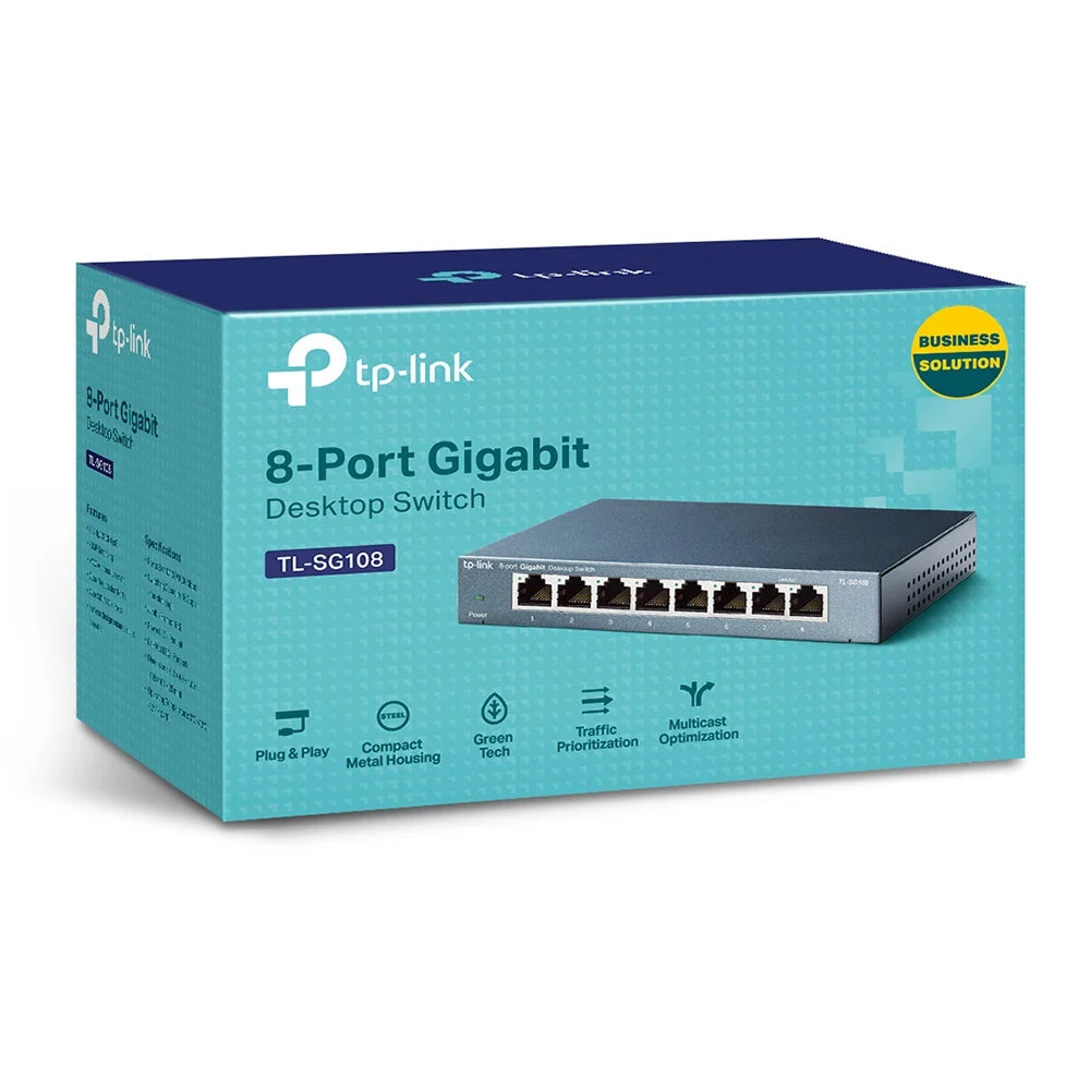 TP-LINK SG108 Switch 8 Puertos RJ45 Gigabit