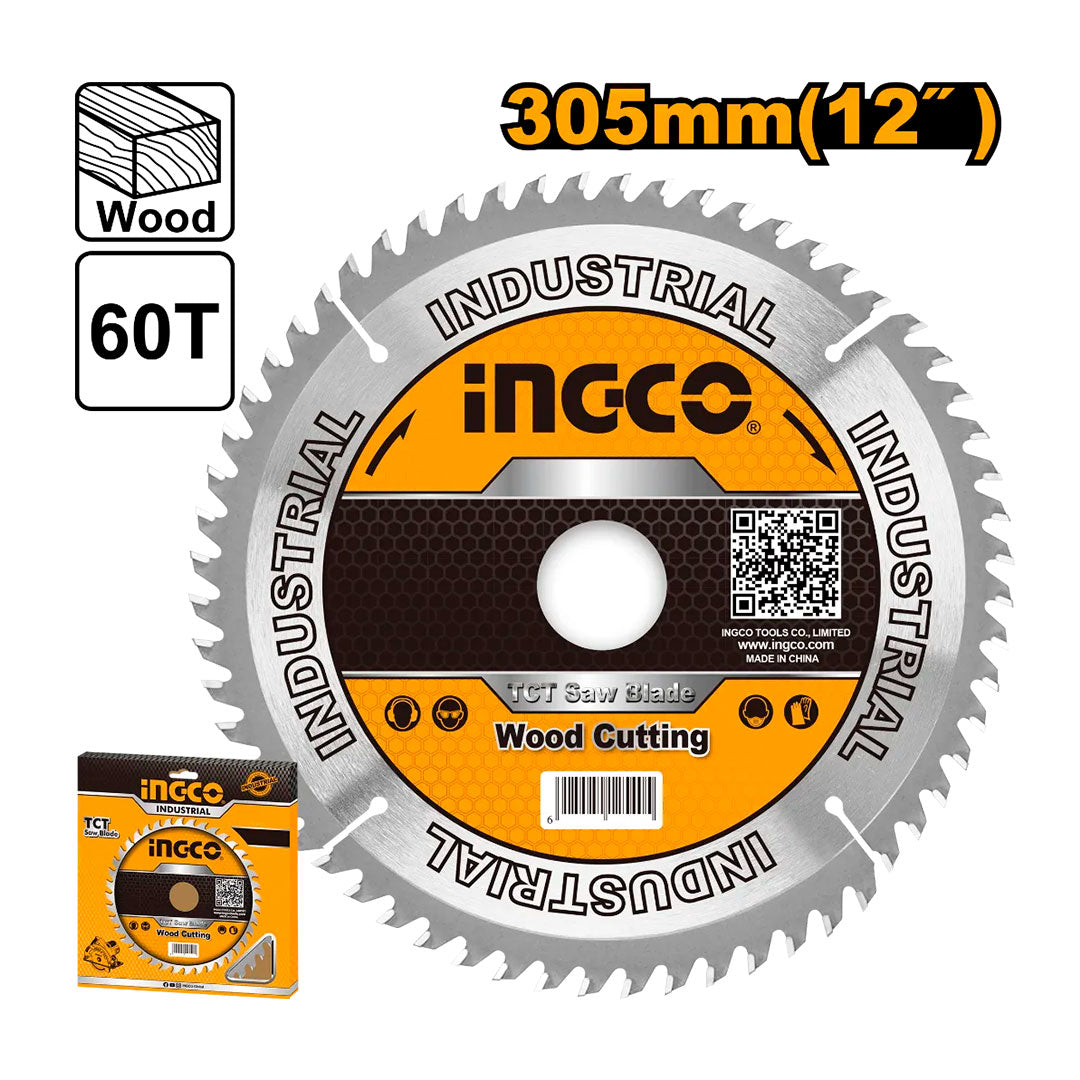 INGCO TSB130523 Disco de corte para madera 305mm (12") 60T