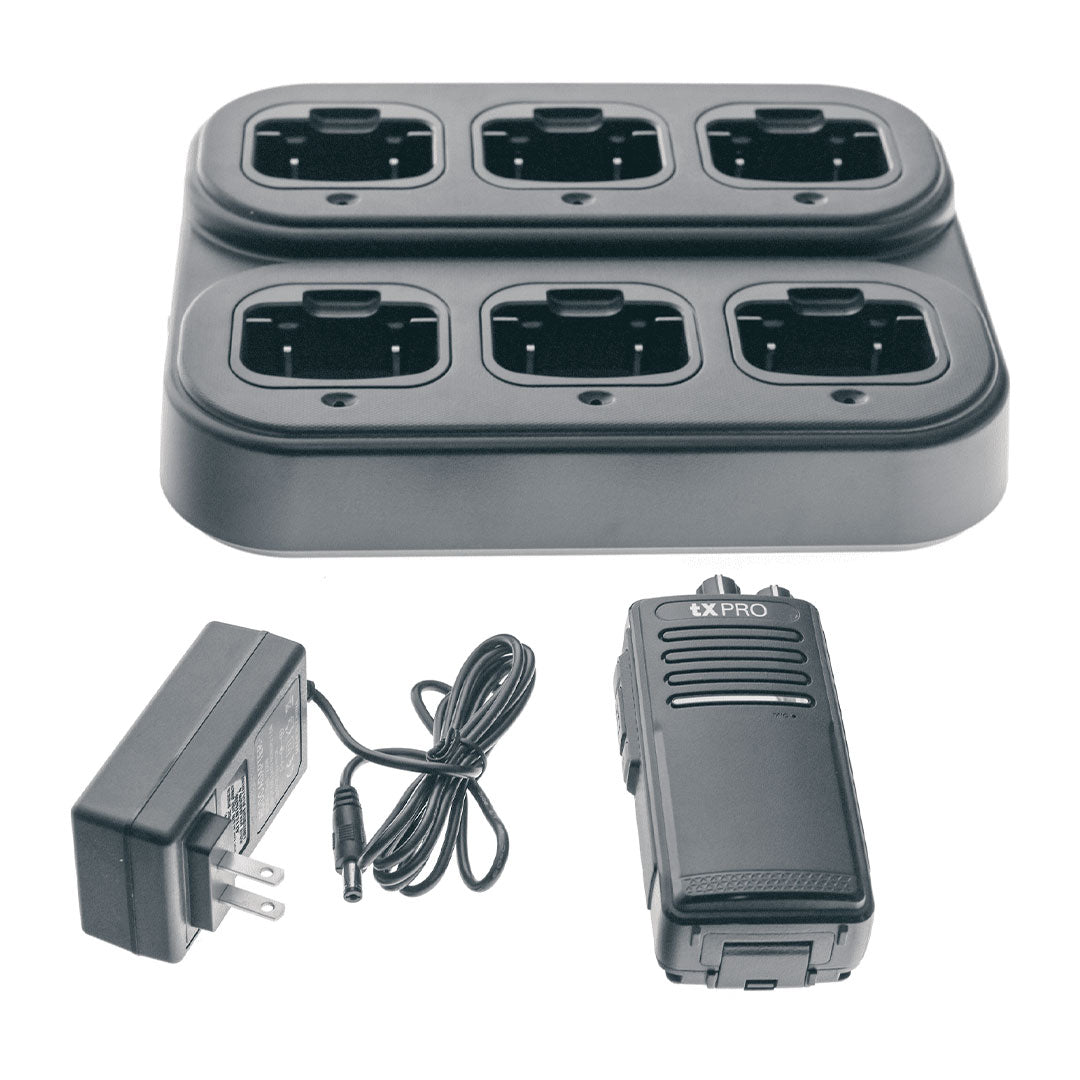 TXPRO TX680MULTCHRG Cargador múltiple para TX500 y TX600