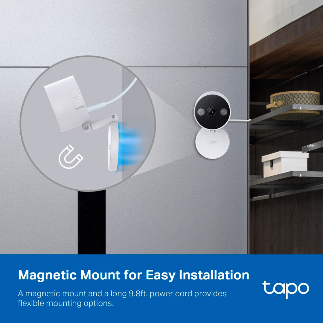 TP-LINK TAPO C120 Cámara de seguridad WIFI 4MP Focos duales