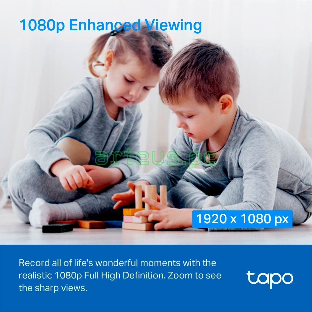 TP-LINK Tapo C200P2 Cámara de Seguridad WIFI 2MP 360°