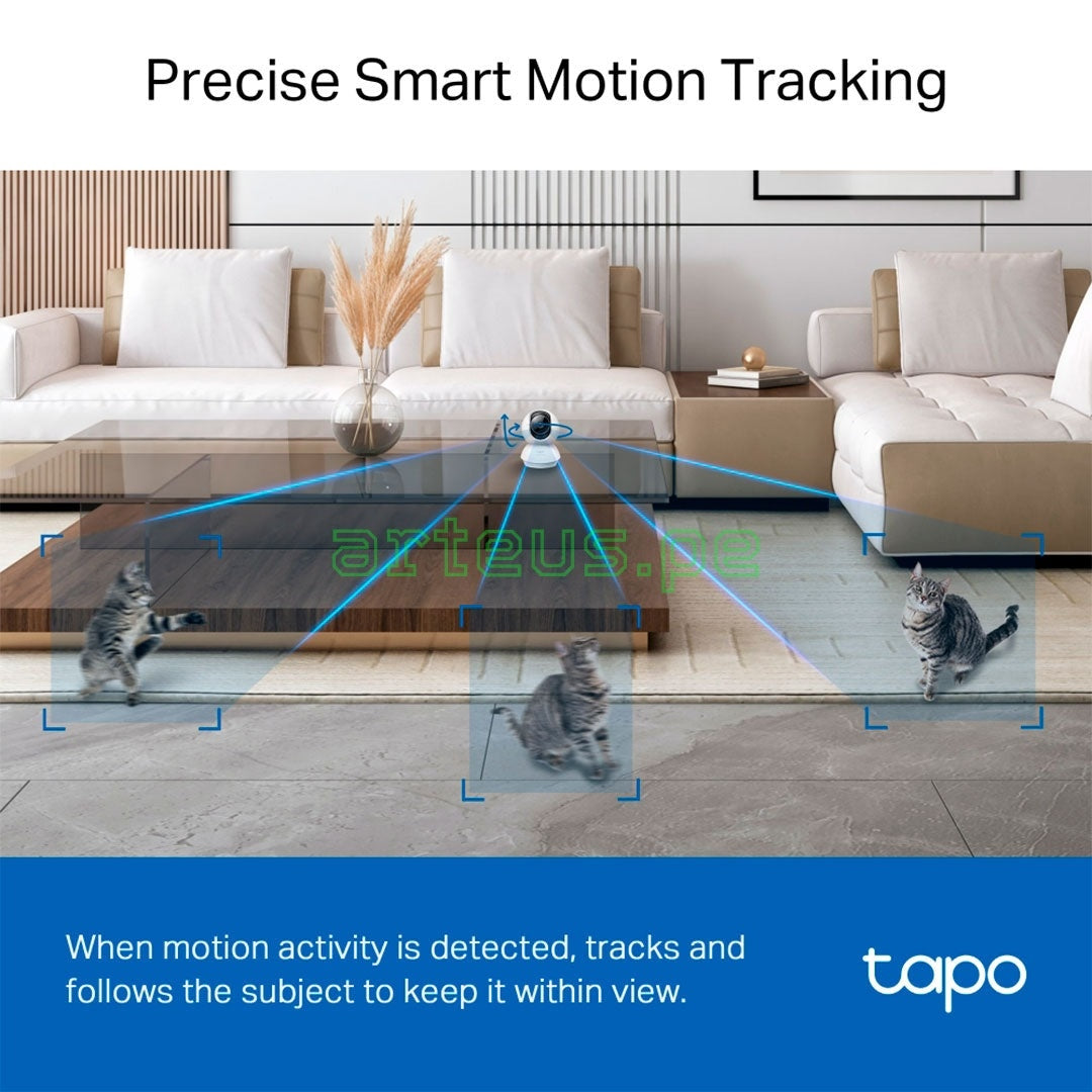 TP-LINK Tapo C230 Cámara de Seguridad WIFI 5MP 3K 360° PT