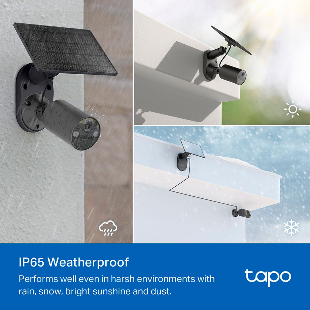 TP-LINK Tapo C403 KIT Cámara de Seguridad, 2MP y Panel Solar
