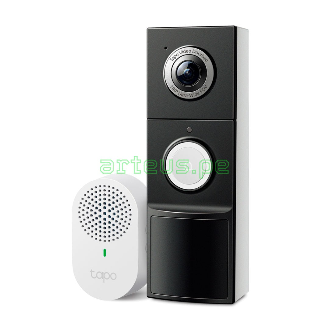TP-LINK TAPO D225 Timbre, con Cámara de video, 4MP 180° PT