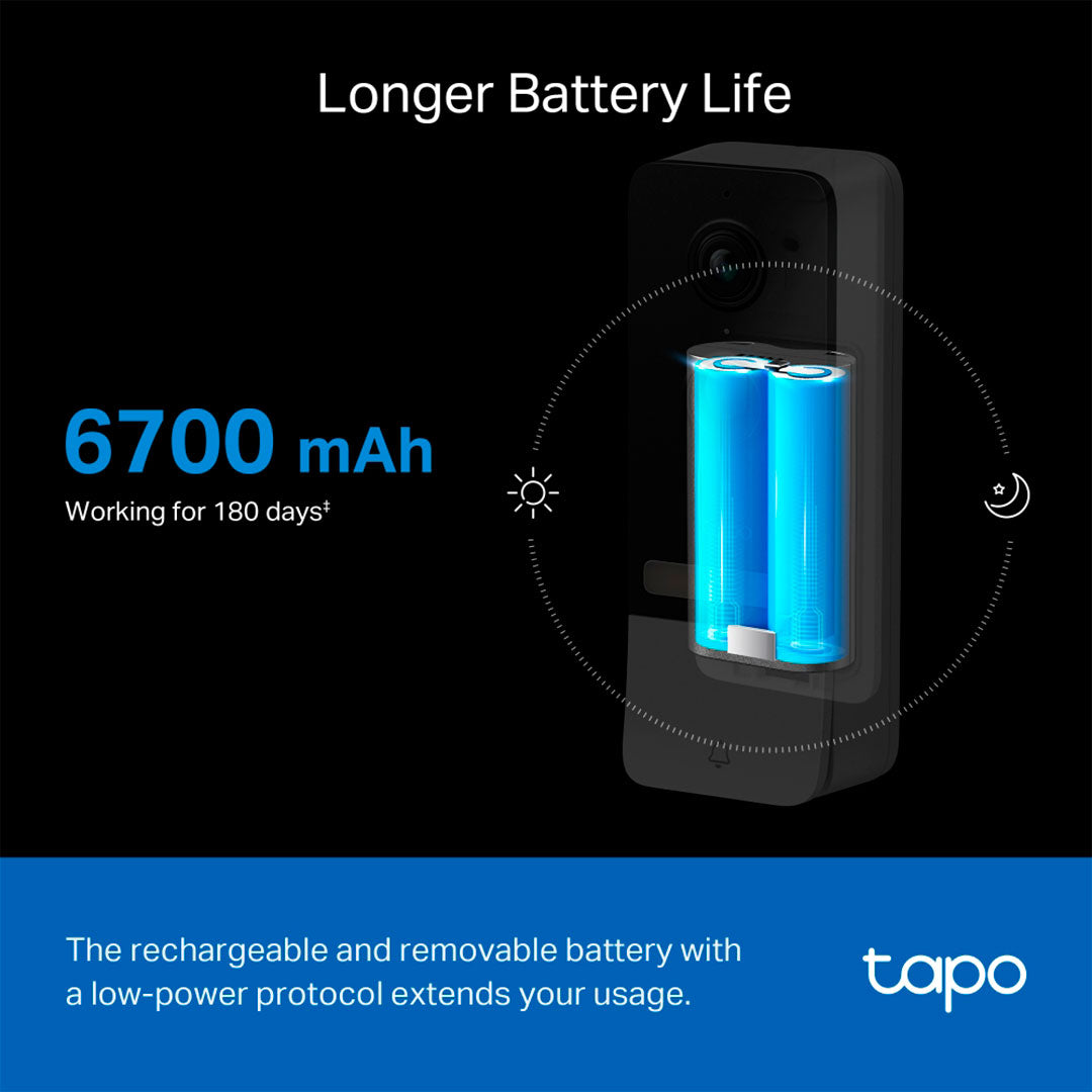 TP-LINK TAPO D230S1 Timbre con video, y batería inteligente