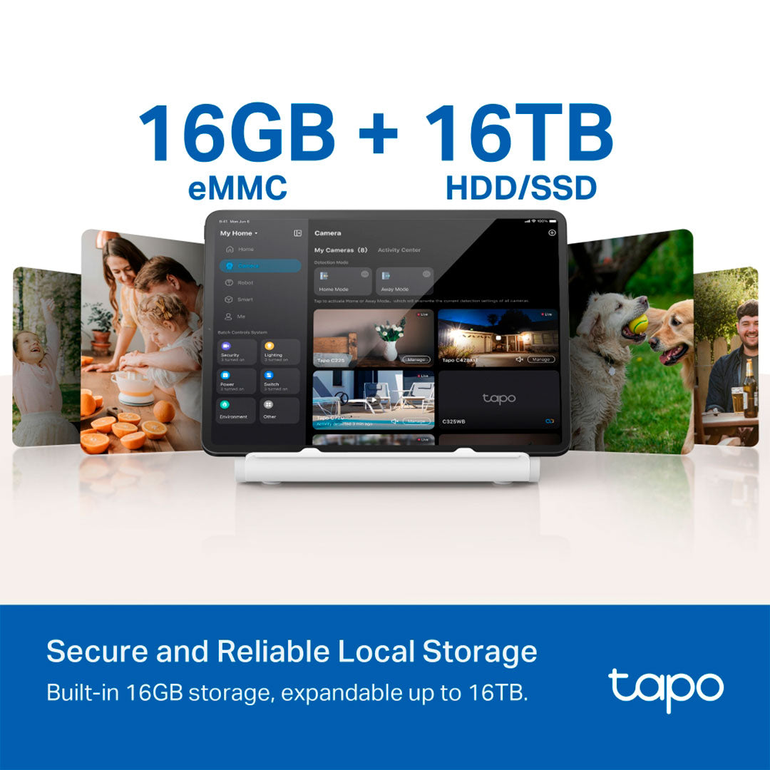 TP-LINK Tapo H500 Base Hub de Hogar Inteligente SmartHUB 16GB 1HDD 2.5" Matter