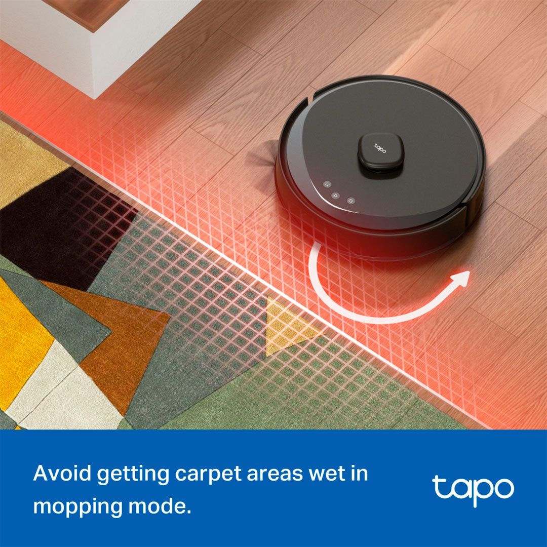 TP-LINK TAPO RV30 Max Plus Robot Aspirador Friegasuelos 5300Pa + Base de Autovaciado
