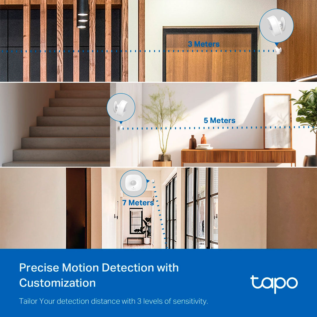 TP-LINK Tapo T100 Sensor de Movimiento Smart 120°PT 922MHz