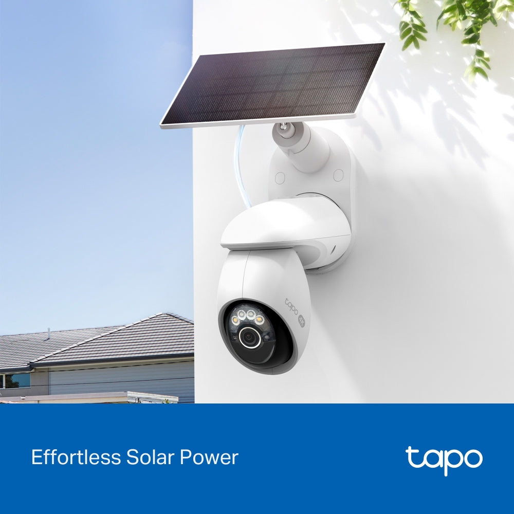 TP-LINK Tapo C660 KIT Camara de Seguridad WIFI 8MP 4K 5Ghz con Panel Solar