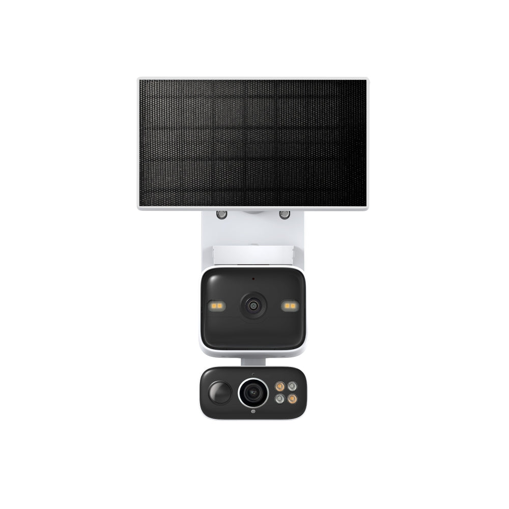 TP-LINK TAPO C645D KIT Cámara de Seguridad WIFI 3MP 2K Doble Lente + Panel Solar Tapo A201