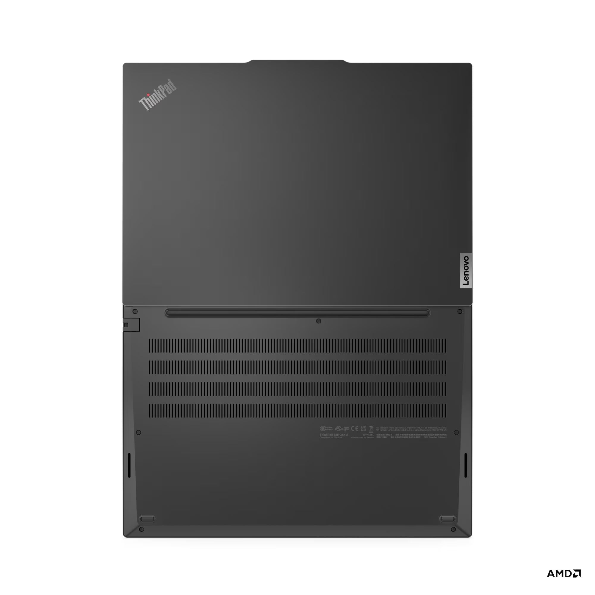 LENOVO ThinkPad E16 Gen 2 (AMD) Laptop 16" WUXGA IPS AMD Ryzen 7 7735HS 4.75GHz 16GB DDR5 512GB SSD Windows 11 Pro 21M6000ALM