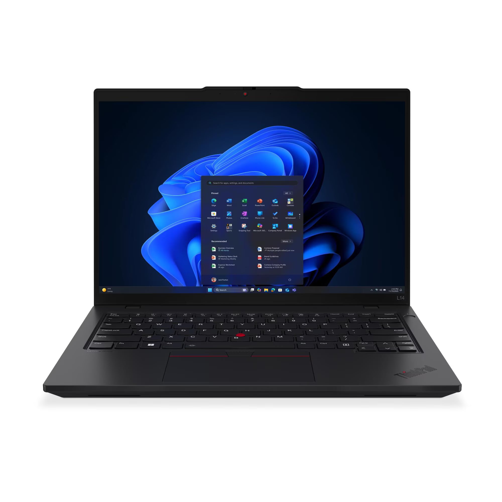 LENOVO ThinkPad L14 Gen 6 Laptop 14" WUXGA IPS Intel Core Ultra 7 255U 5.2GHz 32GB DDR5 1TB SSD Windows 11 Pro 21S70010LM